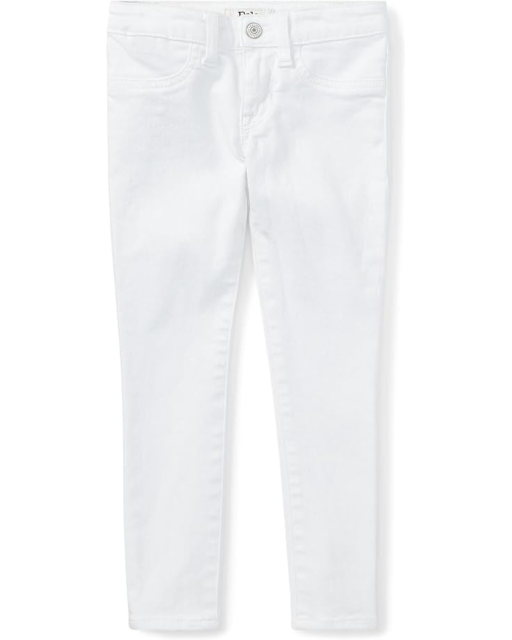 Polo Ralph Lauren Kids Aubrie Denim Leggings In White (Little Kids)