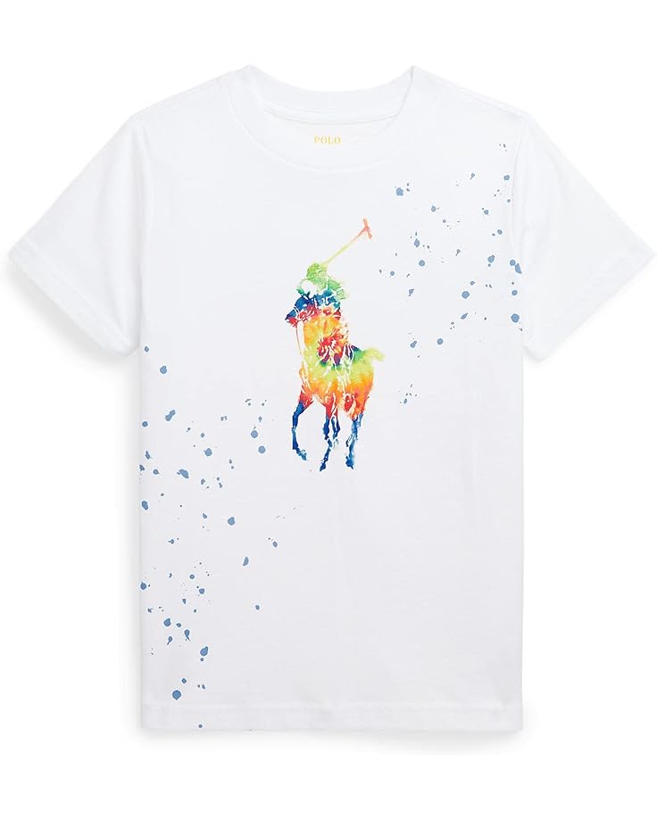 Polo Ralph Lauren Kids Tie-Dye Big Pony Cotton Jersey Tee (Toddler)