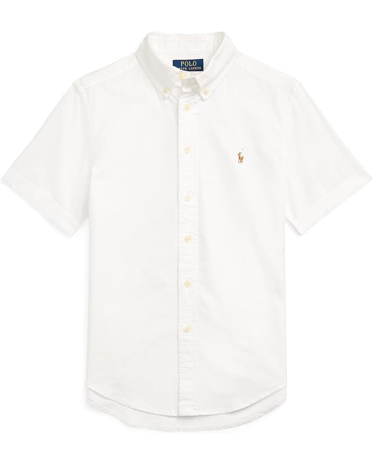 Polo Ralph Lauren Kids Cotton Oxford Short Sleeve Shirt (Big Kids)