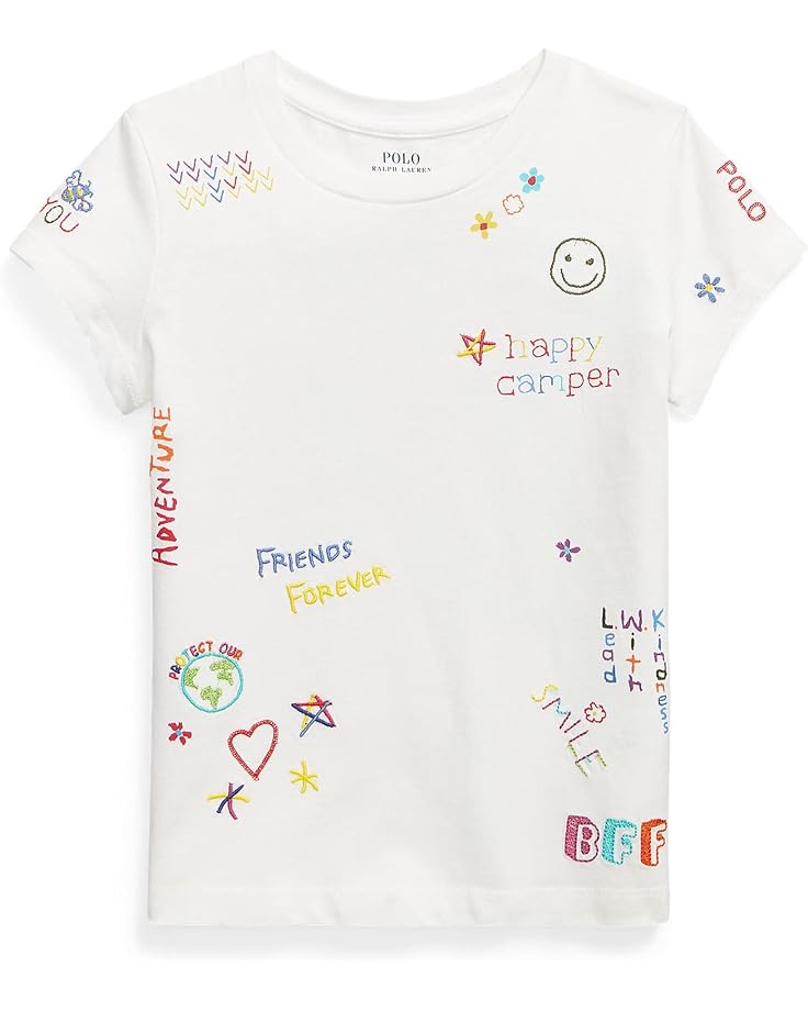 Polo Ralph Lauren Kids Cotton Jersey Graphic Tee (Little Kids)