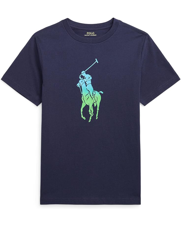 Polo Ralph Lauren Kids Ombré Big Pony Cotton Jersey Tee (Big Kids)