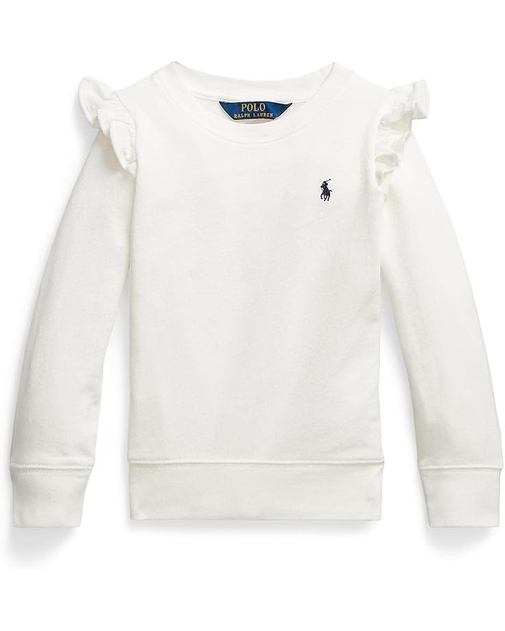 Polo Ralph Lauren Kids Ruffled Spa Terry Sweatshirt (Toddler)