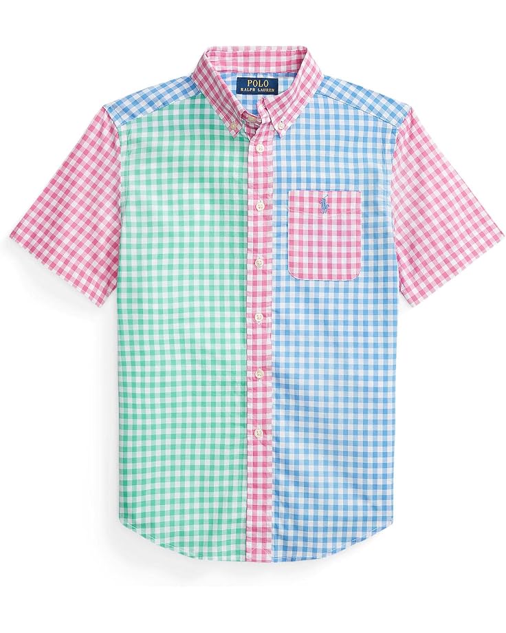 Polo Ralph Lauren Kids Poplin Short Sleeve Fun Shirt (Big Kids)