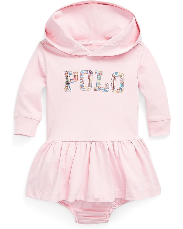 Polo Ralph Lauren Kids Logo Jersey Hooded Dress & Bloomer (Infant)