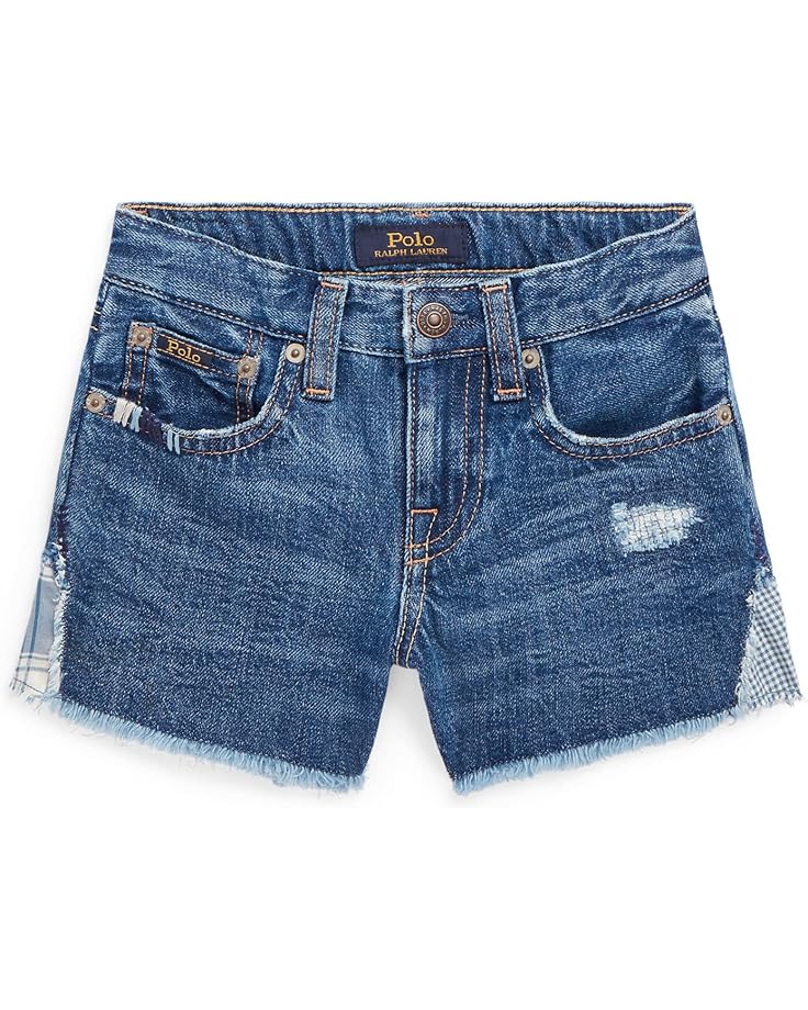 Polo Ralph Lauren Kids Patchwork Cotton Denim Shorts (Toddler)