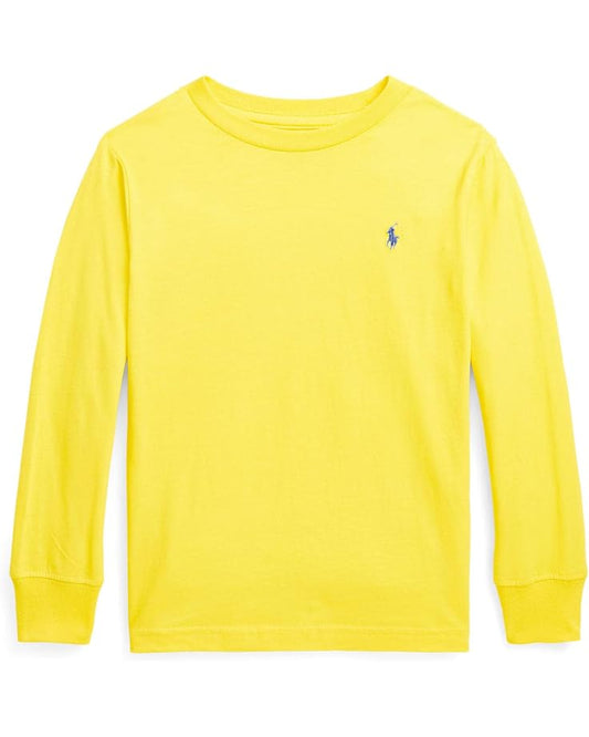  Polo Ralph Lauren Kids Cotton Jersey Long Sleeve Tee (Toddler)