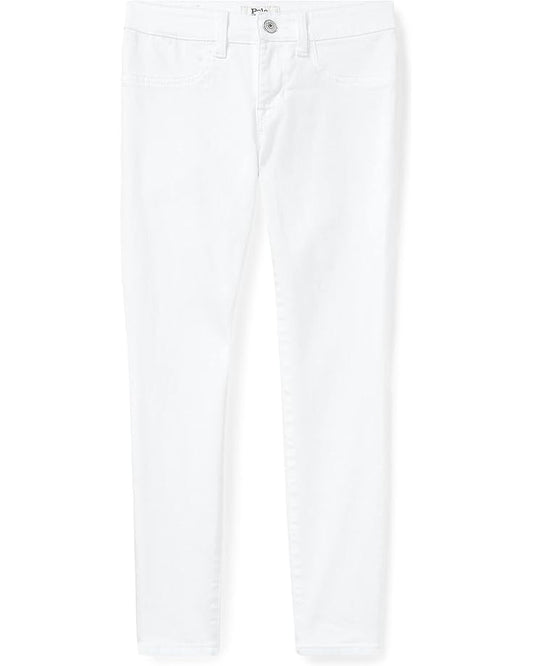  Polo Ralph Lauren Kids Aubrie Denim Leggings In White (Big Kids)
