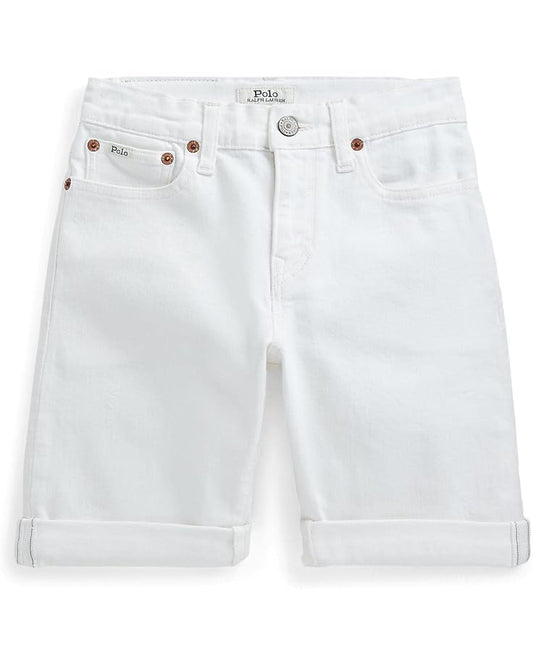  Polo Ralph Lauren Kids Sullivan Slim Stretch Denim Shorts (Big Kids)