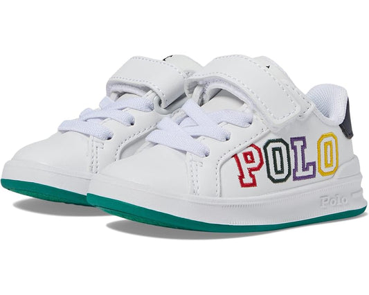  Polo Ralph Lauren Kids Heritage Court II Graphic PS (Toddler)
