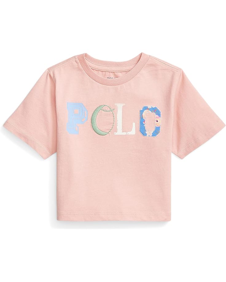  Polo Ralph Lauren Kids Logo Cotton Jersey Boxy Tee (Toddler)