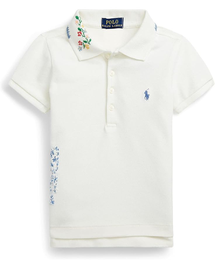  Polo Ralph Lauren Kids Embroidered Stretch Mesh Polo Shirt (Toddler)