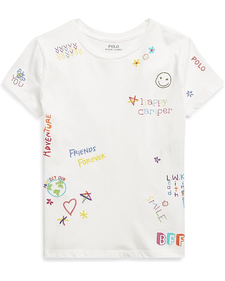  Polo Ralph Lauren Kids Cotton Jersey Graphic Tee (Big Kids)