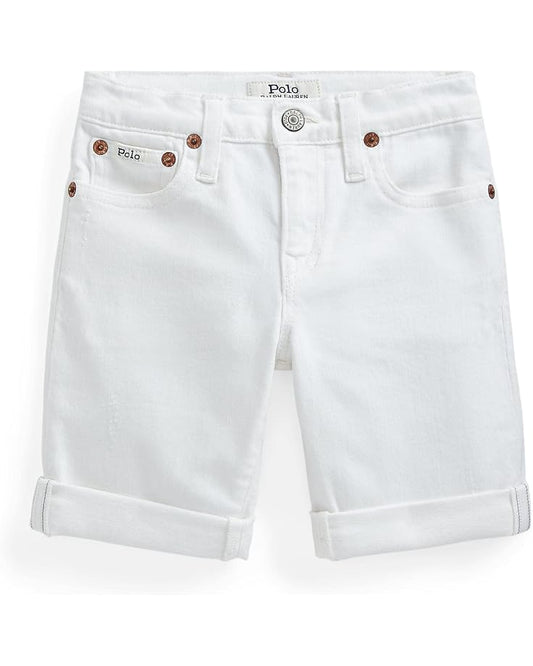  Polo Ralph Lauren Kids Sullivan Slim Stretch Denim Shorts (Toddler)