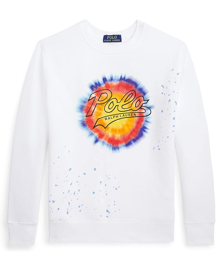  Polo Ralph Lauren Kids Logo Tie-Dye Print Fleece Sweatshirt (Big Kids)