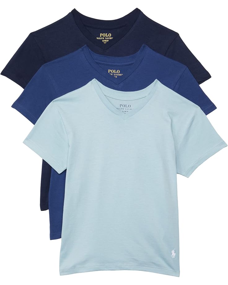  Polo Ralph Lauren Kids P3 V-Necks (Little Kids/Big Kids)