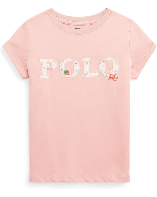  Polo Ralph Lauren Kids Floral-Logo Cotton Jersey Tee (Little Kids)