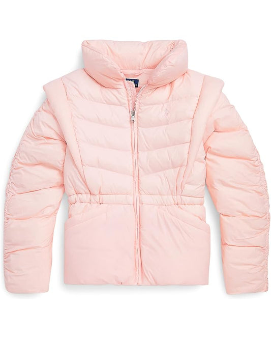  Polo Ralph Lauren Kids Ruffled Adjustable Jacket (Big Kids)