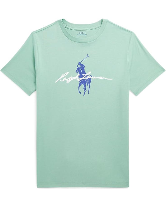  Polo Ralph Lauren Kids Big Pony Logo Cotton Jersey Tee (Big Kids)