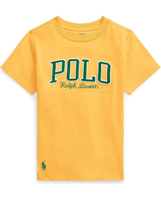  Polo Ralph Lauren Kids Corduroy-Logo Cotton Jersey Tee (Toddler)