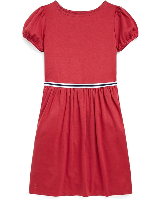 Polo Ralph Lauren Kids Fit-and-Flare Stretch Ponte Dress (Big Kids)