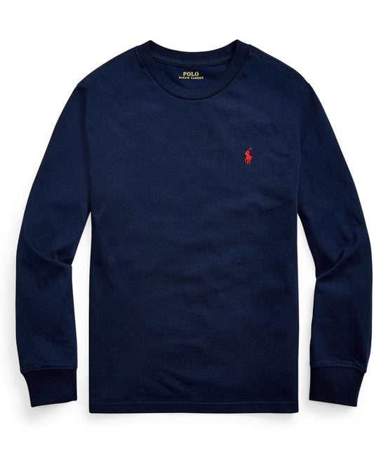  Polo Ralph Lauren Kids Cotton Jersey Long Sleeve Tee (Big Kids)