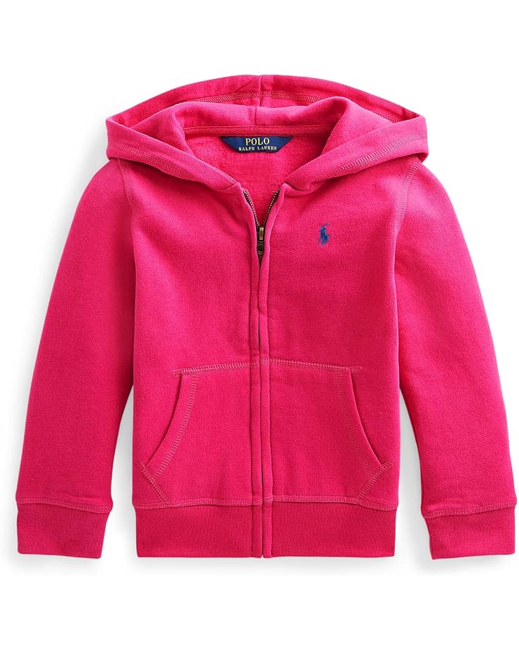  Polo Ralph Lauren Kids Long Sleeve Fleece Hoodie (Toddler)