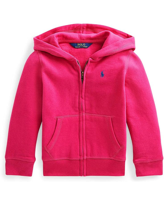  Polo Ralph Lauren Kids Long Sleeve Fleece Hoodie (Toddler)
