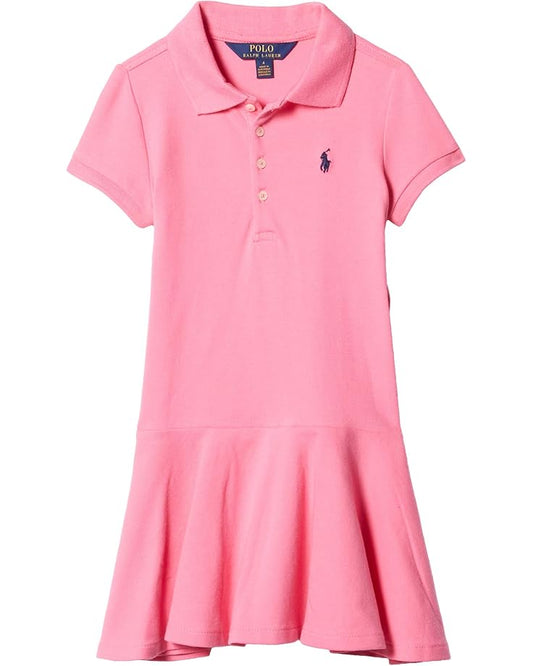  Polo Ralph Lauren Kids Short Sleeve Polo Dress (Little Kids)