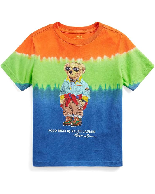  Polo Ralph Lauren Kids Polo Bear Tie-Dye Cotton Jersey Tee (Little Kids)