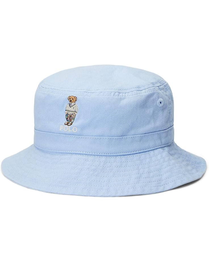  Polo Ralph Lauren Kids Polo Bear Cotton Twill Bucket Hat (Toddler)