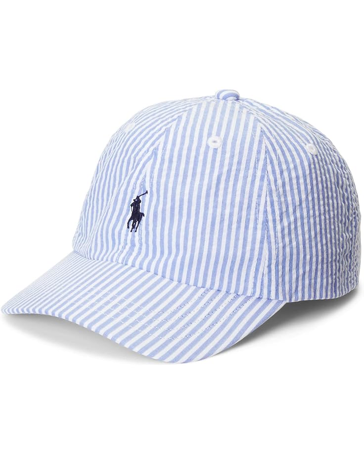  Polo Ralph Lauren Kids Cotton Seersucker Ball Cap (Little Kids)