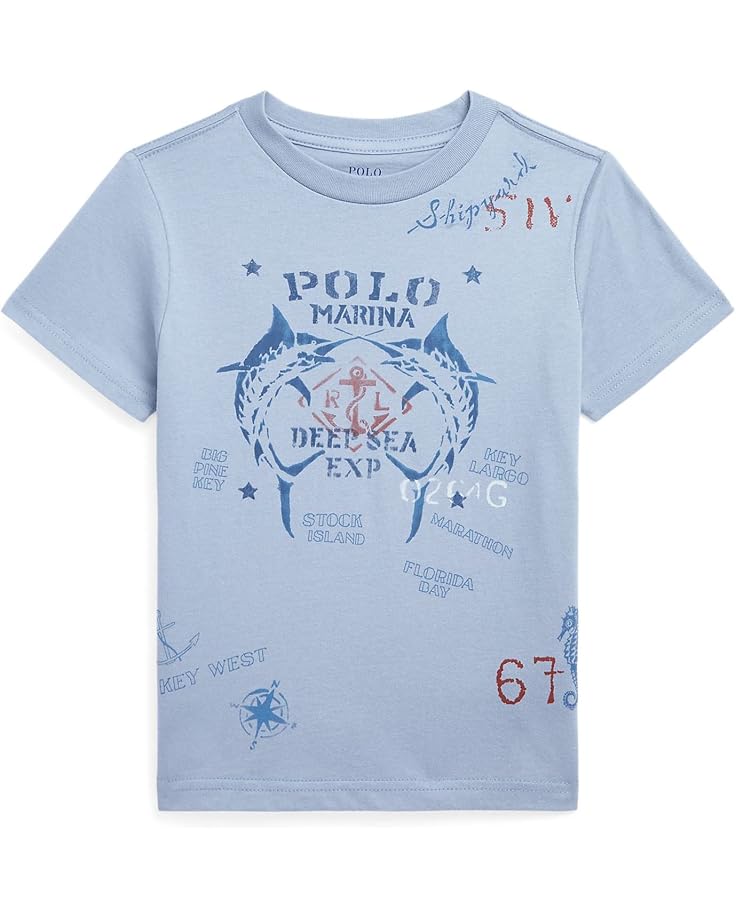  Polo Ralph Lauren Kids Polo Marina Cotton Jersey Tee (Toddler)