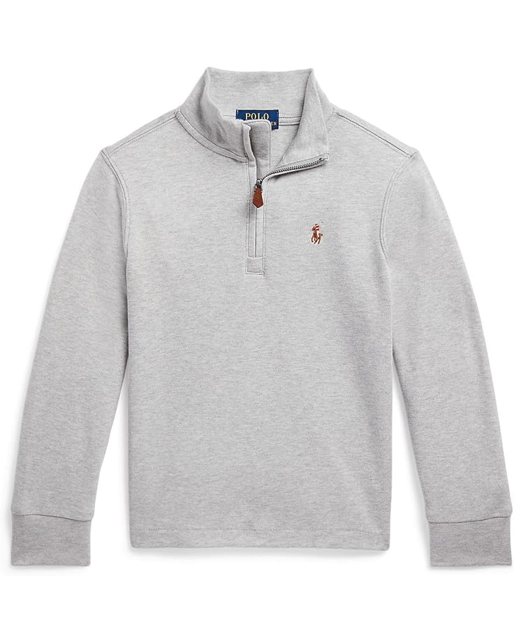  Polo Ralph Lauren Kids Cotton Interlock 1/4 Zip Pullover (Toddler)