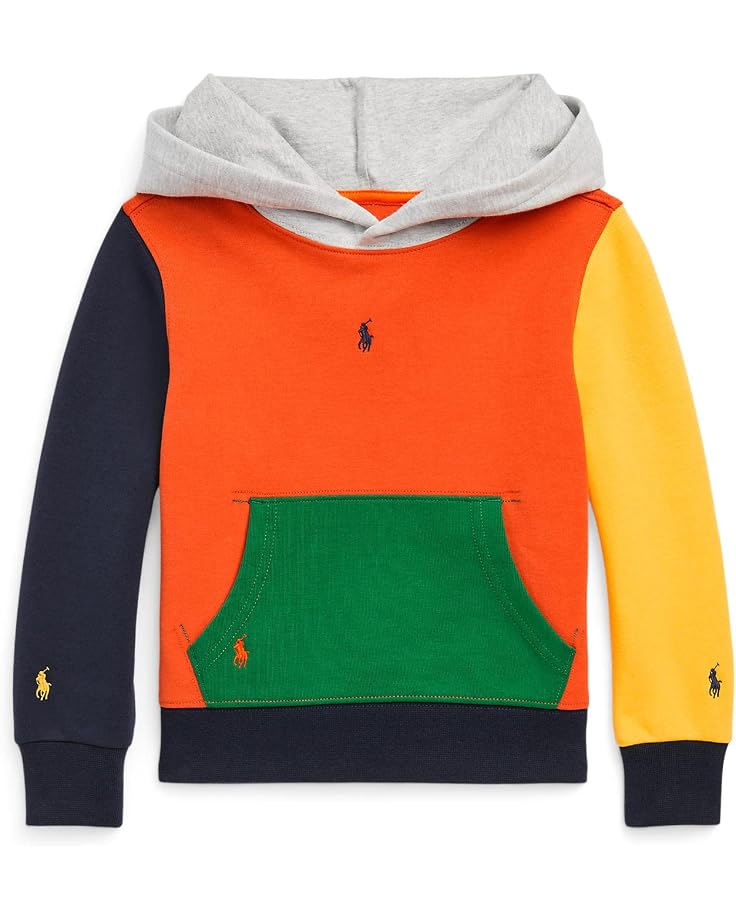  Polo Ralph Lauren Kids Color-Blocked Double-Knit Hoodie (Toddler)