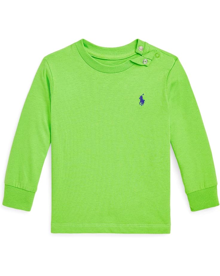  Polo Ralph Lauren Kids Cotton Jersey Long Sleeve Tee (Infant)