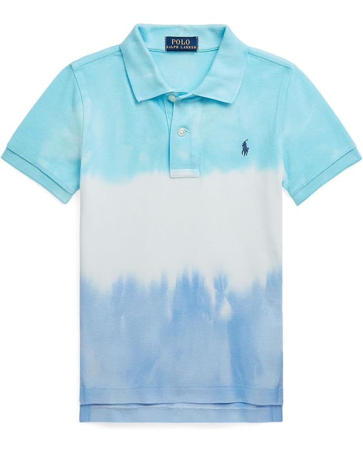  Polo Ralph Lauren Kids Tie-Dye Cotton Mesh Polo Shirt (Little Kids)