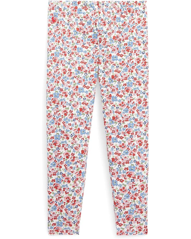  Polo Ralph Lauren Kids Floral Stretch Jersey Leggings (Little Kids)