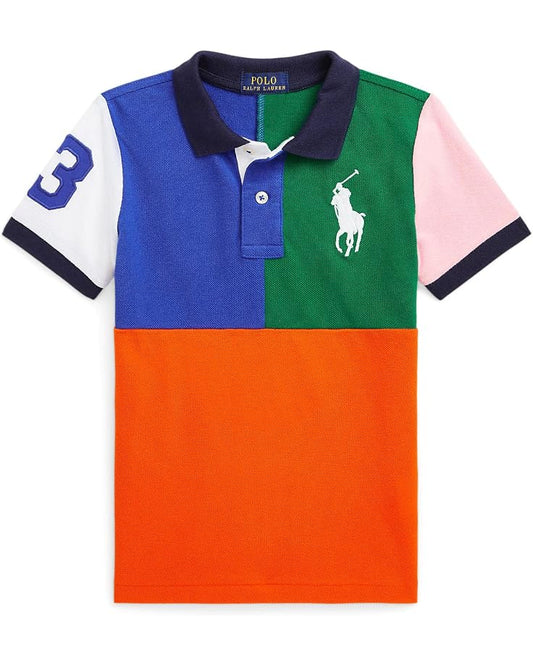  Polo Ralph Lauren Kids Big Pony Cotton Mesh Polo Shirt (Toddler)