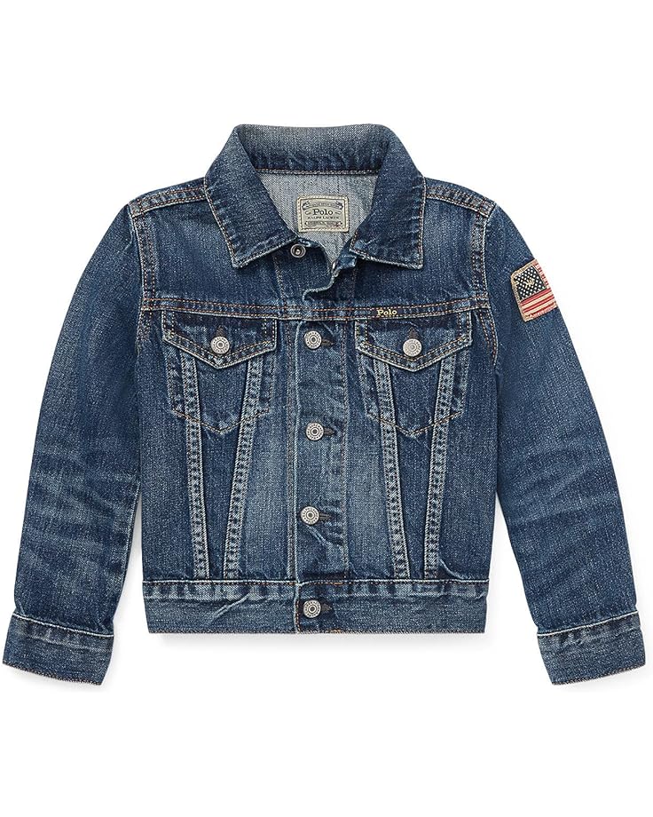  Polo Ralph Lauren Kids Cotton Denim Trucker Jacket (Little Kids)