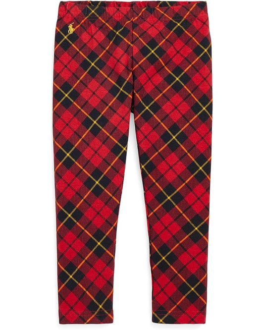  Polo Ralph Lauren Kids Plaid Organic Cotton-Blend Leggings (Toddler)