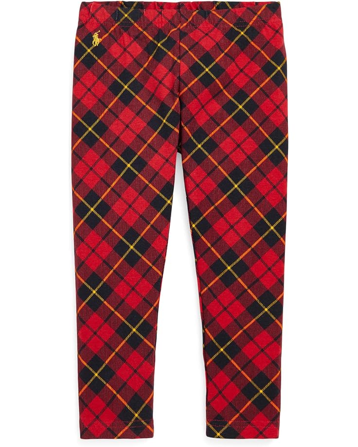  Polo Ralph Lauren Kids Plaid Organic Cotton-Blend Leggings (Little Kids)