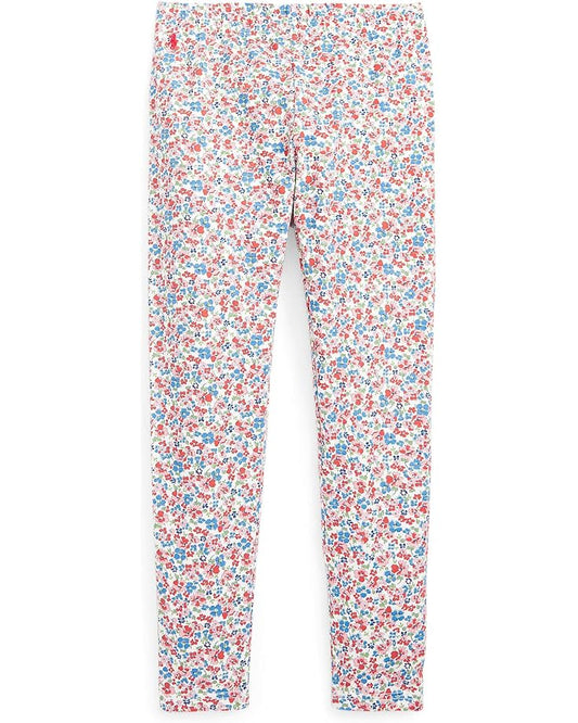  Polo Ralph Lauren Kids Floral Stretch Jersey Leggings (Big Kids)