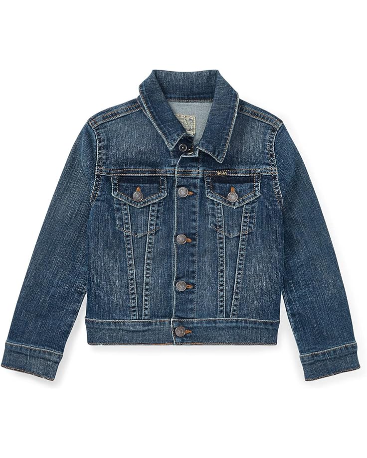  Polo Ralph Lauren Kids Denim Trucker Jacket (Little Kids)