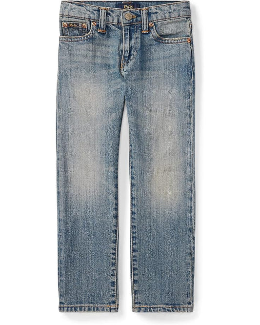  Polo Ralph Lauren Kids Hampton Straight Stretch Jeans (Little Kids)