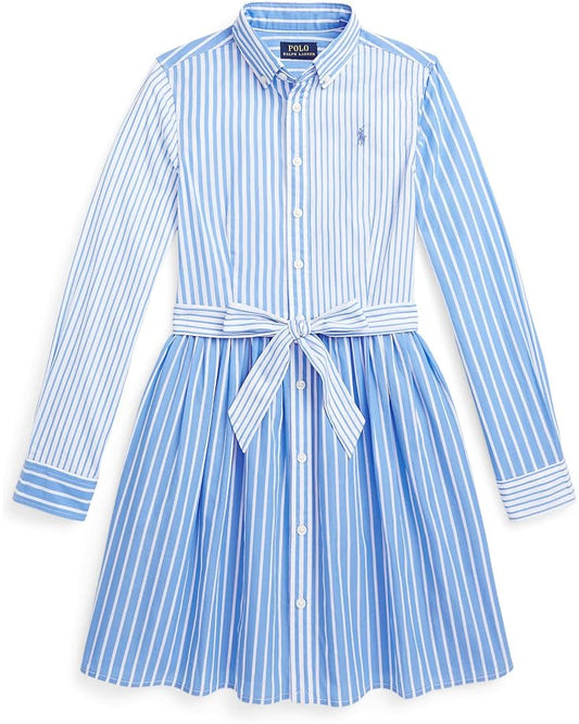  Polo Ralph Lauren Kids Cotton Poplin Fun Shirtdress (Big Kids)