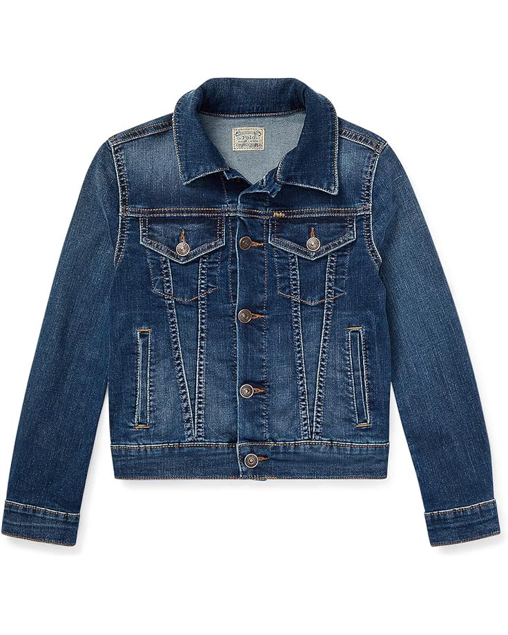  Polo Ralph Lauren Kids Denim Trucker Jacket (Big Kids)