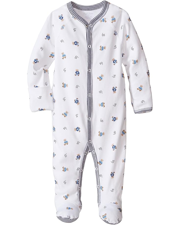  Polo Ralph Lauren Kids Bear-Print Cotton Coverall (Infant)
