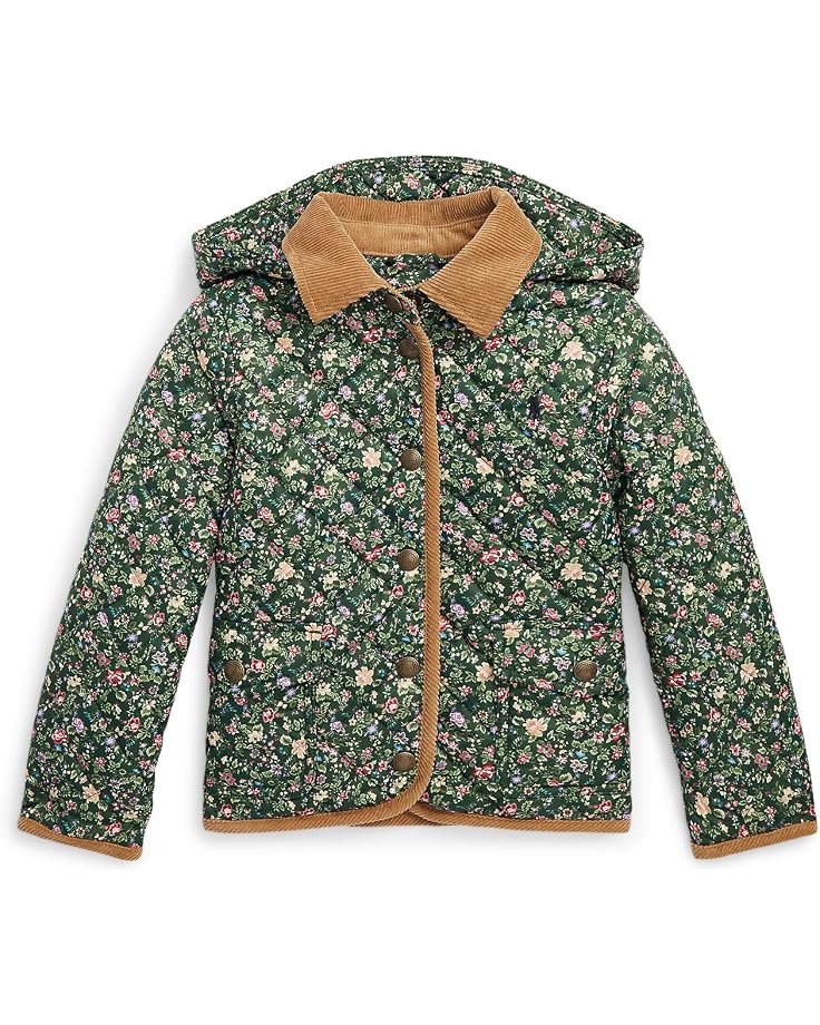  Polo Ralph Lauren Kids Floral Water-Resistant Barn Jacket (Toddler)