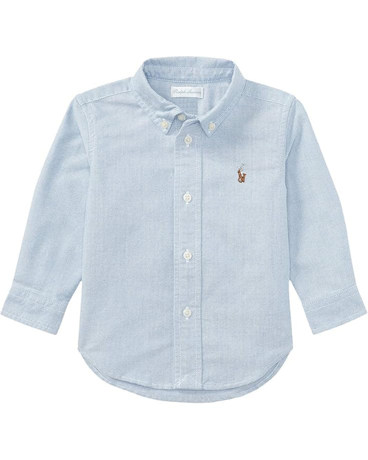  Polo Ralph Lauren Kids Cotton Oxford Sport Shirt (Infant)