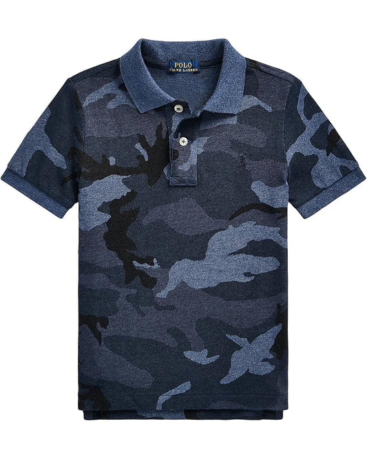  Polo Ralph Lauren Kids Camo Cotton Mesh Polo Shirt (Toddler)